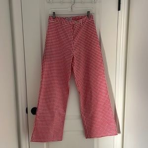 Millie’s Many Clothes - Red Gingham Trousers